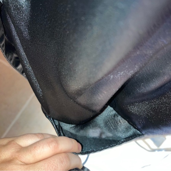 Turn On vintage back shiny sateen blazer size large - Picture 11 of 11